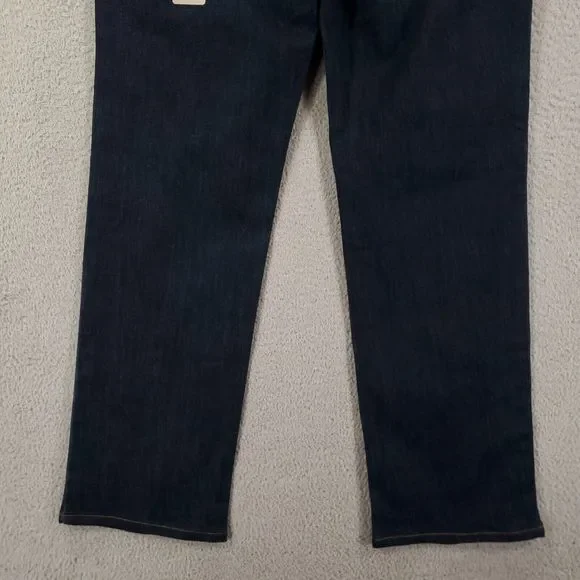 New Carhartt Jeans Womens 12 Rugged Flex Loose Fit Dark Blue 34x31 Denim BD2731 - Picture 14 of 15